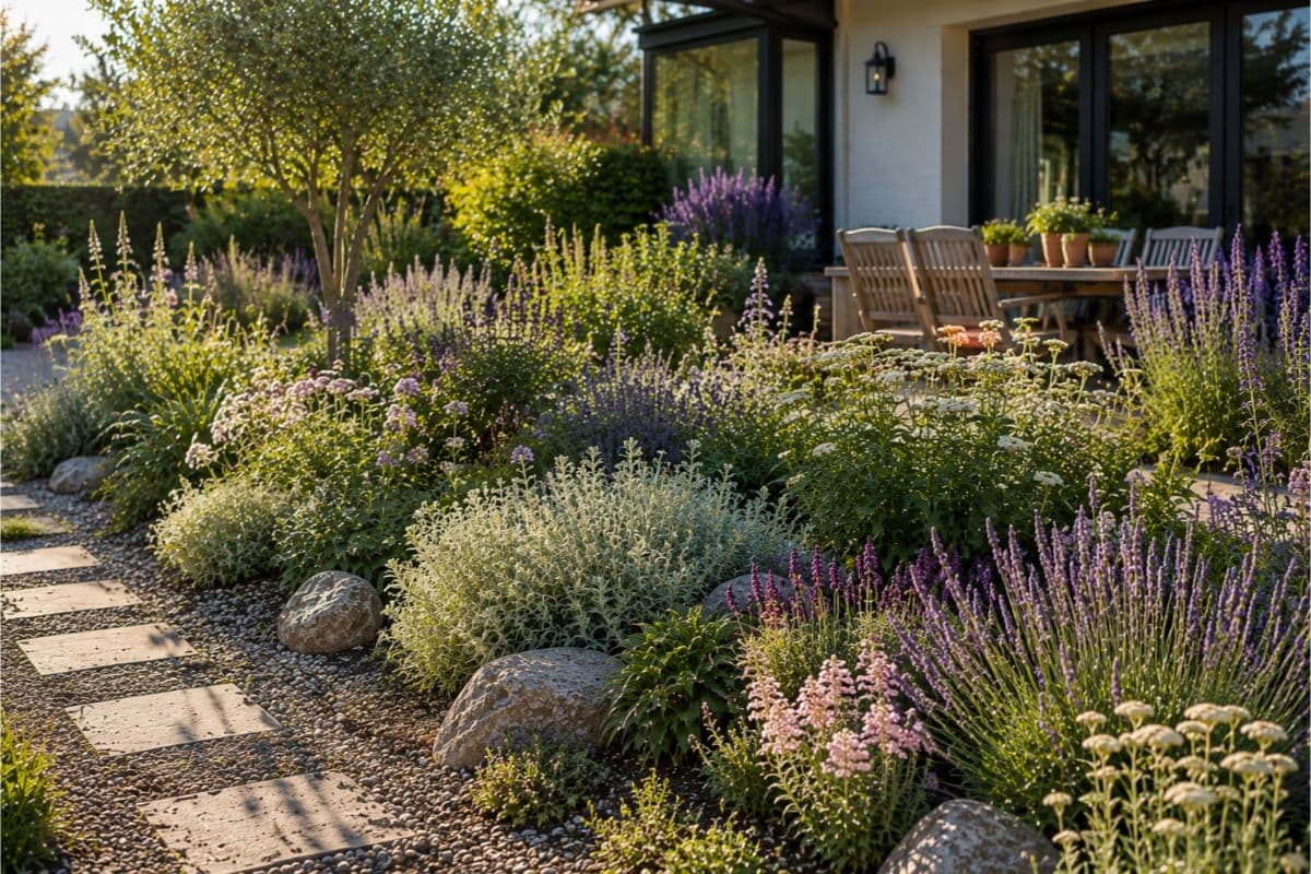 Garden before the AI-assisted design